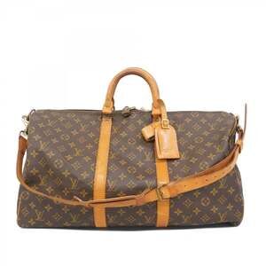 LOUIS VUITTON Brown Monogram Boston Bag